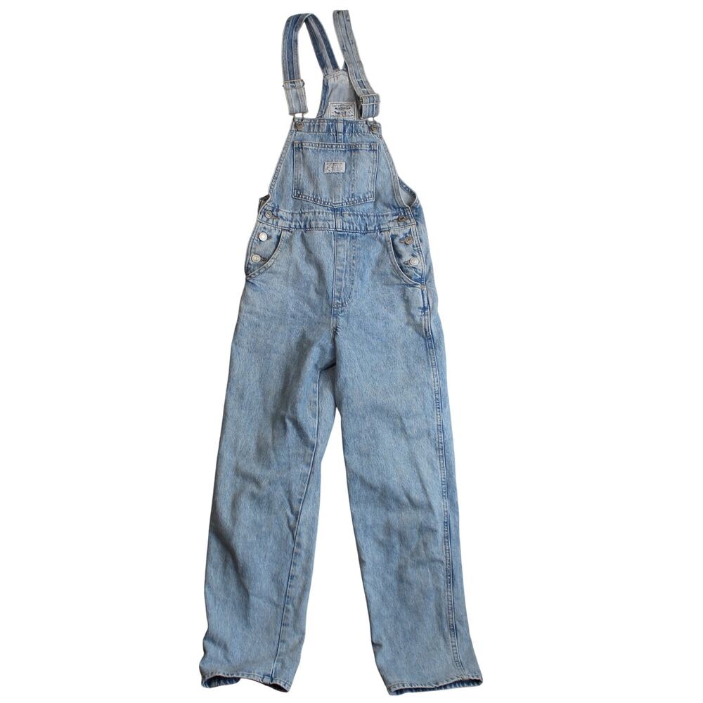 Levi's Overalls Womens XXS Blue Denim Vintage 90s Two Horses Brand